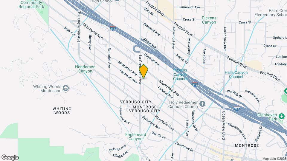 2753 Piedmont Ave Map and Location Details