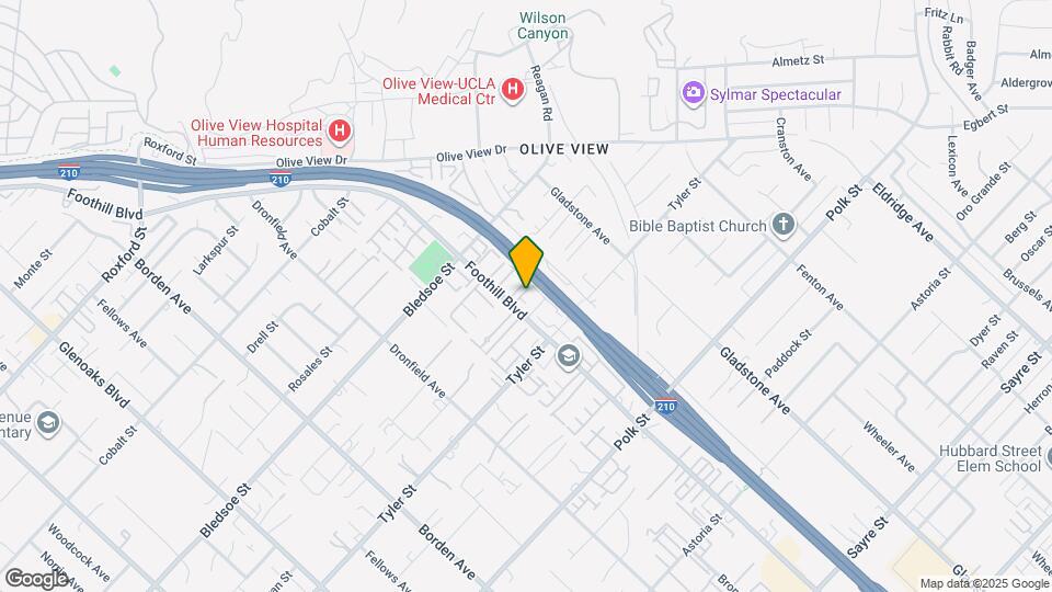 14307 Foothill Blvd Map and Location Details