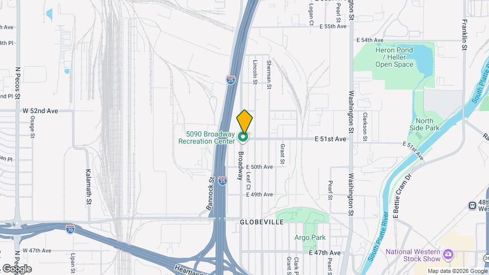 5 E 51st Ave Map and Location Details