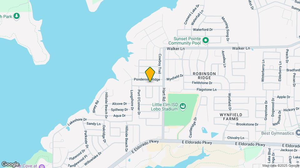 1047 Port Boliver Dr Map and Location Details