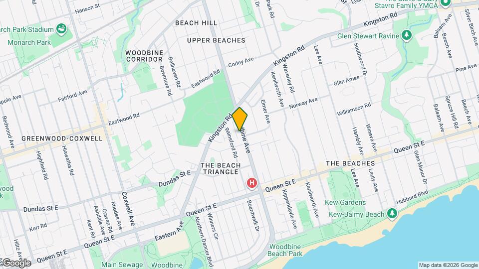 372 Woodbine Ave Map and Location Details