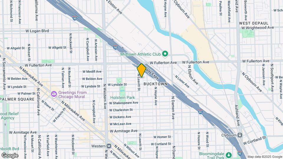 2315 N Leavitt St Mapa y Detalles de la Ubicación