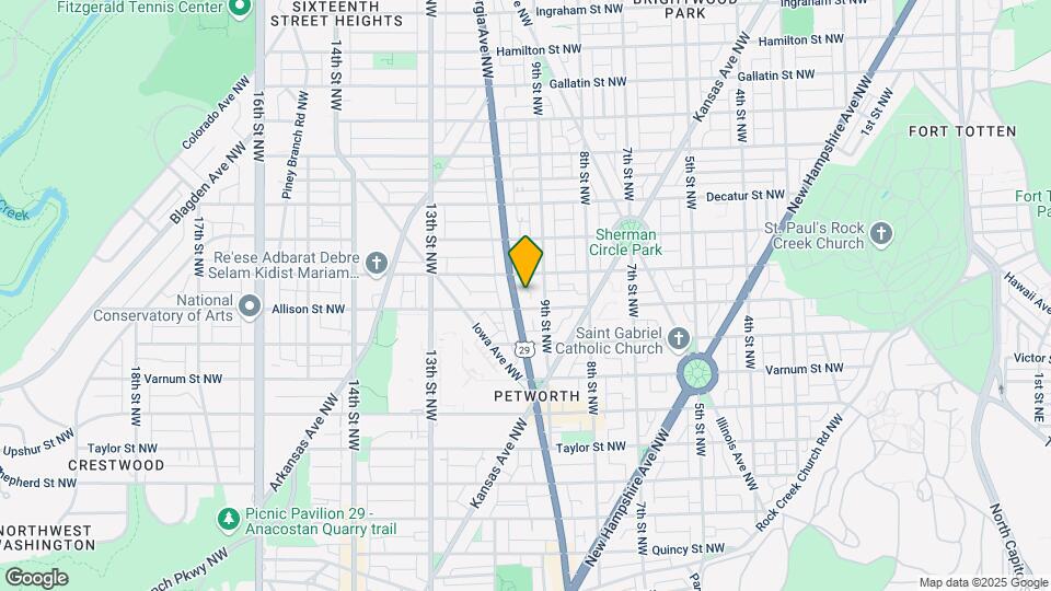 4519 Georgia Ave NW Map and Location Details