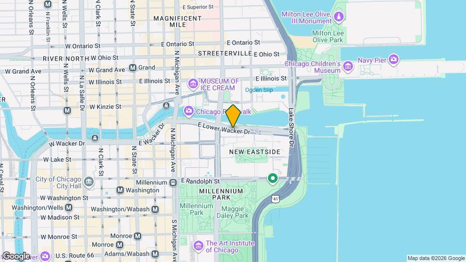 341 E Wacker Dr Map and Location Details