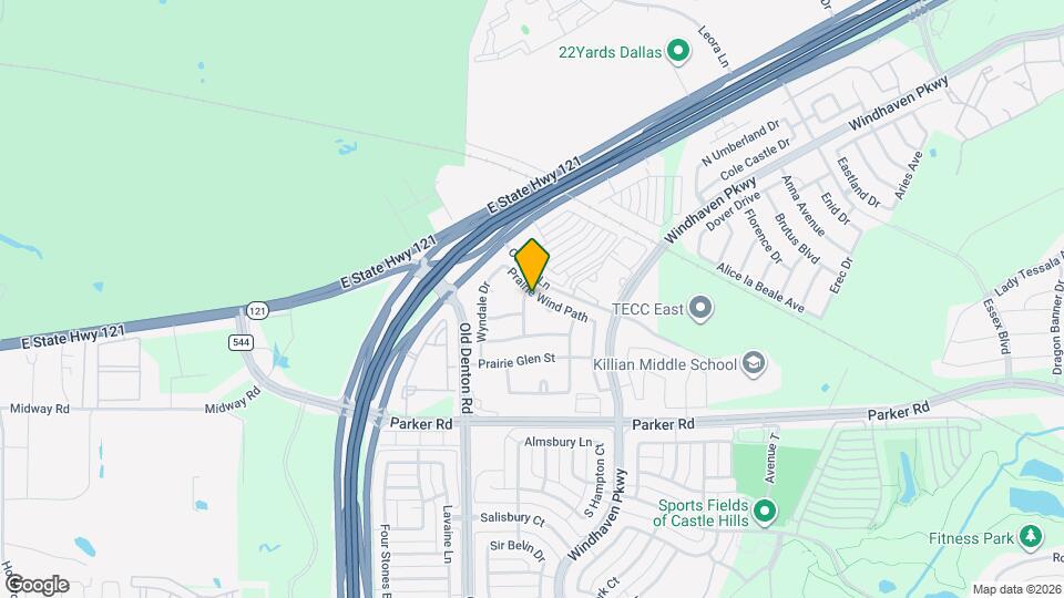 321 Prairie Hill Trail Map and Location Details