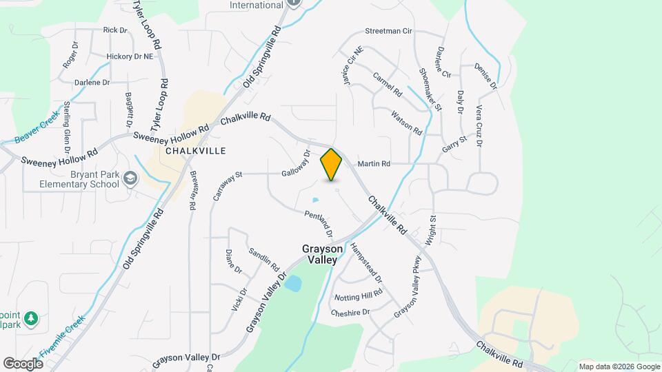 2368 Grayson Valley Cir Map and Location Details