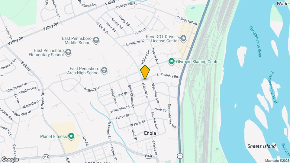 260 N Enola Dr, Unit 1 Map and Location Details