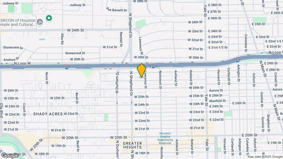 615 W 27th St Map and Location Details