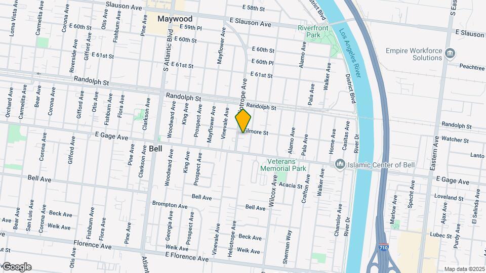 6310-6316 Heliotrope Ave Mapa y Detalles de la Ubicación