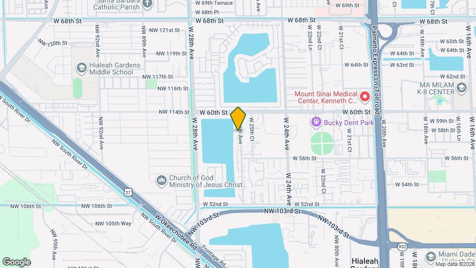 5806 W 26th Ave Map and Location Details