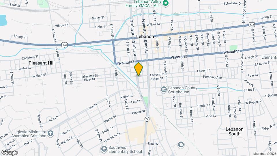 308 S 10th St Map and Location Details