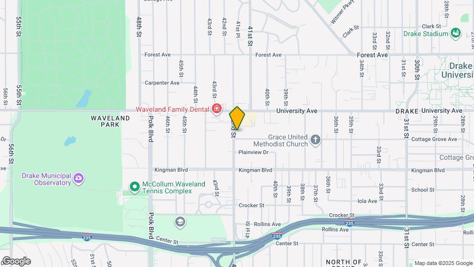 1109 42nd St Map and Location Details