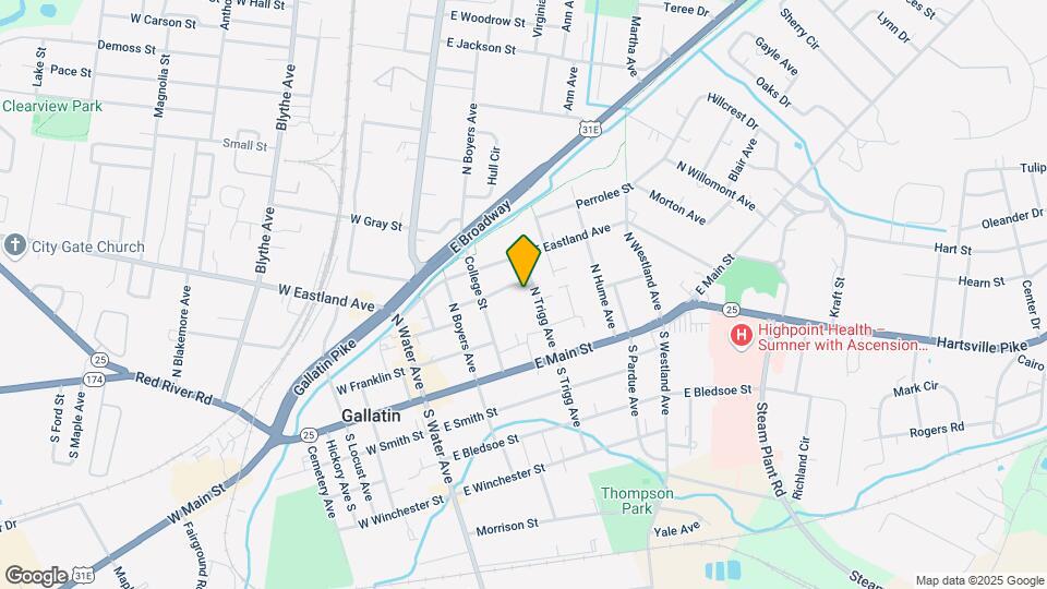 200 N Trigg Ave Mapa y Detalles de la Ubicación