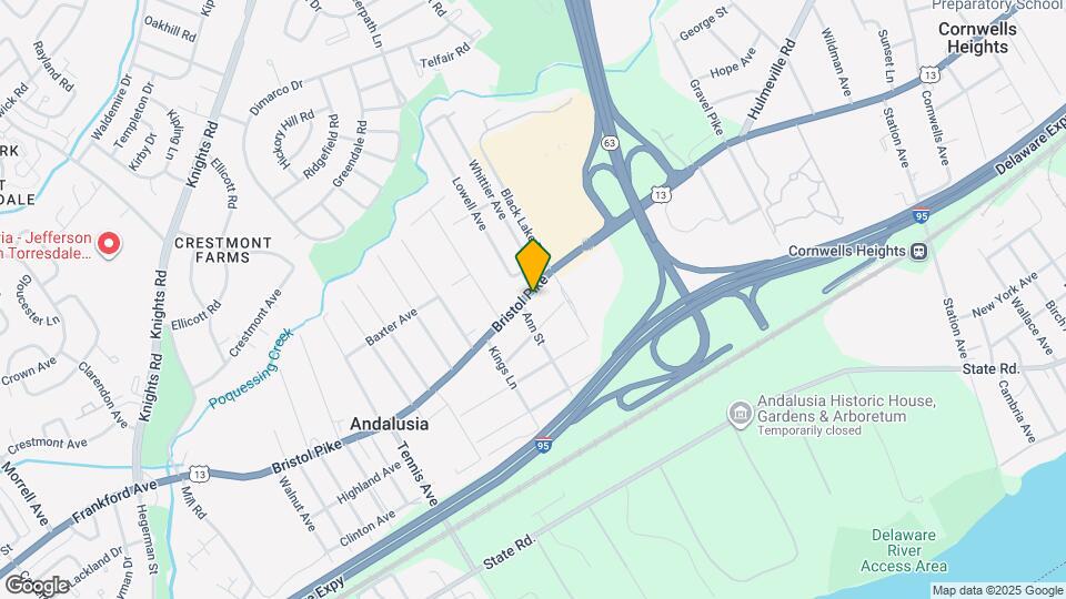 1193 Bristol Pike Map and Location Details