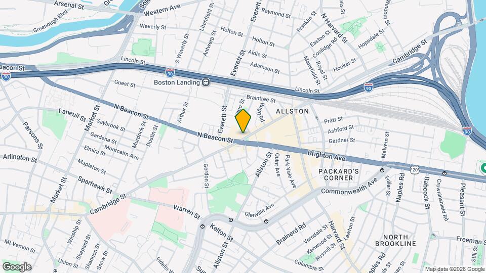 477 Cambridge St Map and Location Details