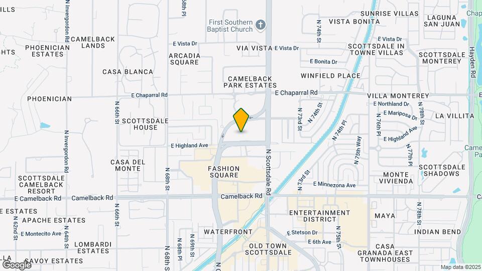 7137 E Rancho Vista Dr, Unit 4001 Map and Location Details