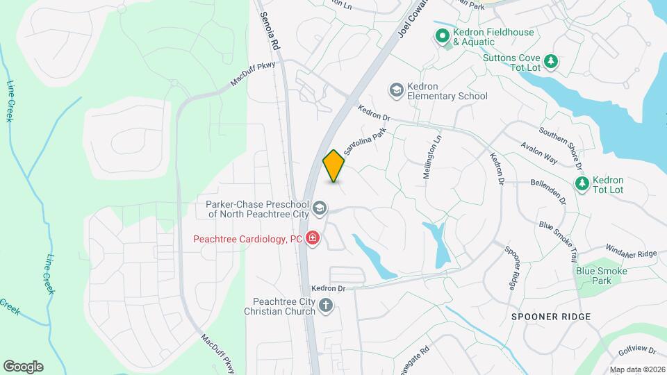 136 Santolina Park Map and Location Details