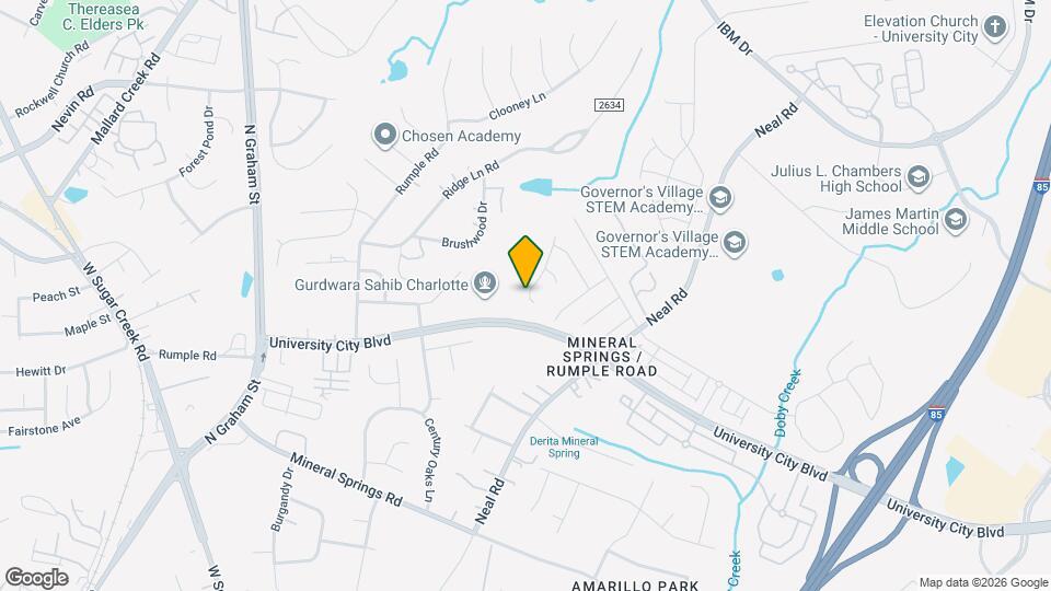 7321 Balancing Rock Ct Mapa y Detalles de la Ubicación