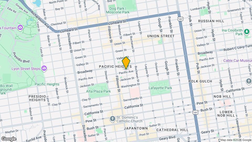 Pacific Manor Apartments Map and Location Details