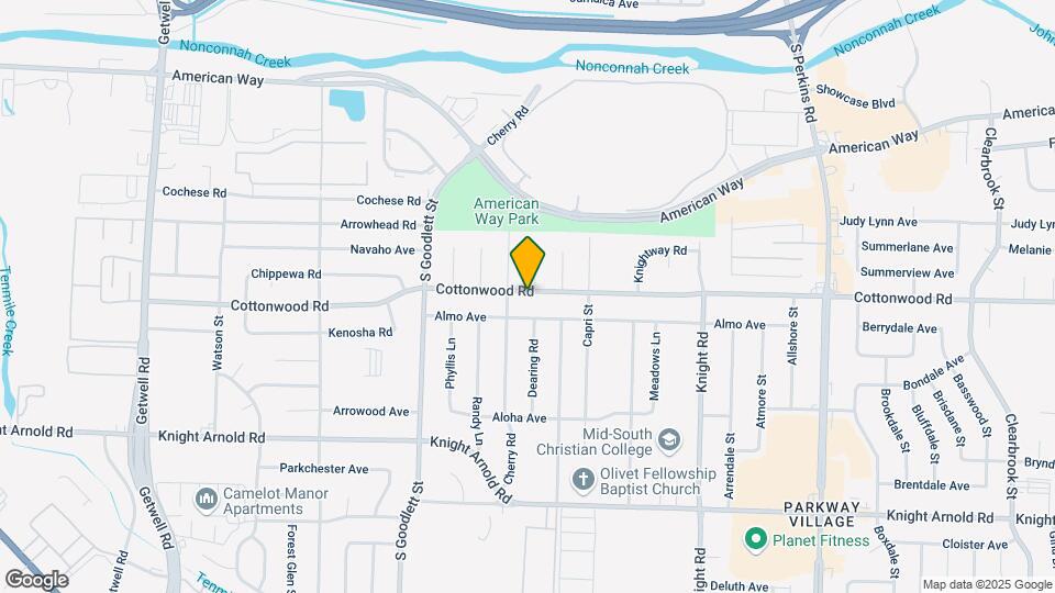 4387 Cottonwood Rd Map and Location Details