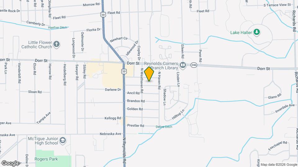 5036 Egger Rd Map and Location Details