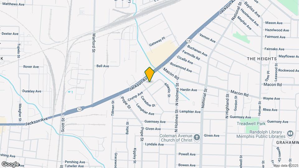 3182 Crump Ave Map and Location Details