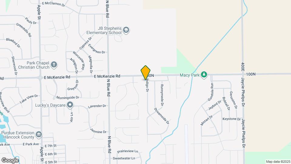 968 Indigo Dr Map and Location Details