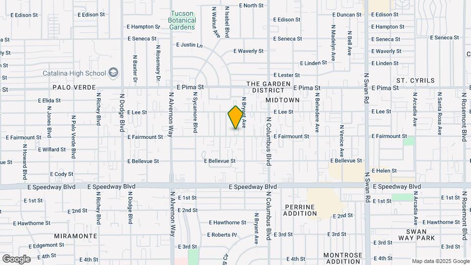 4145 E Fairmount St Map and Location Details