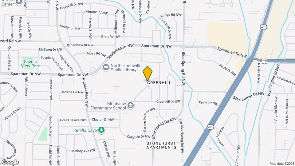 2712 Monticello Dr NW Map and Location Details
