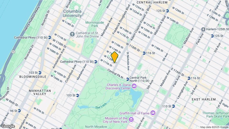 1840 Adam Clayton Powell Jr Blvd, Unit 1C Mapa y Detalles de la Ubicación