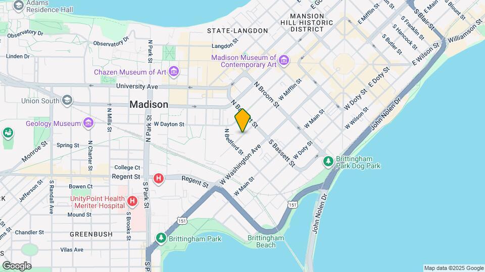 533 W Mifflin St, Unit 101 Map and Location Details