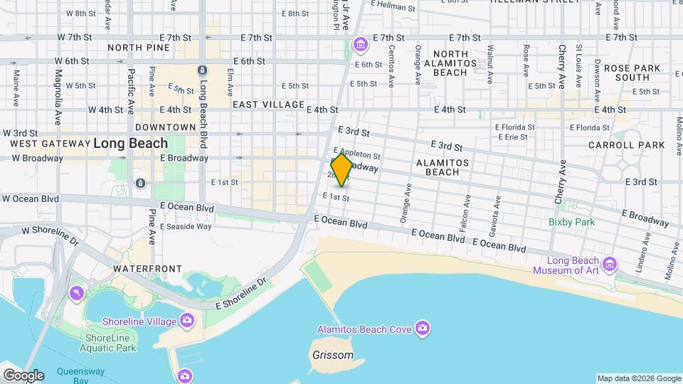 933 E 1st St, Unit 8 Mapa y Detalles de la Ubicación