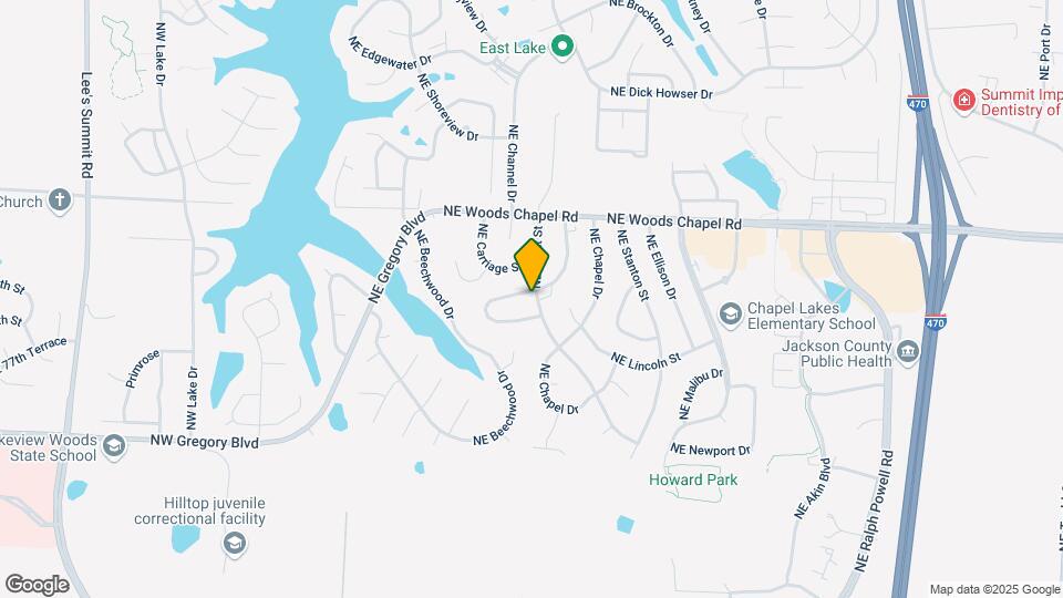 417 NE Colonial Ct Map and Location Details