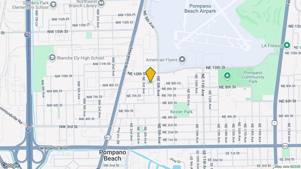 308 NE 8th Ct Map and Location Details