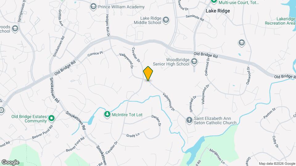 12859 Valleywood Dr Map and Location Details