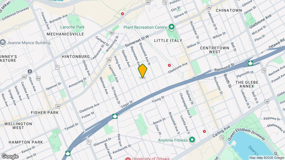 138 Bayswater Ave Map and Location Details