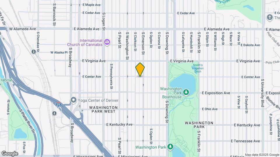 601 1/2 S Emerson St Map and Location Details