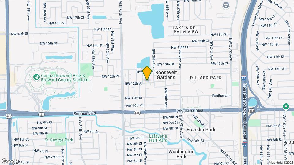 1201-1211 NW 29th Ter Map and Location Details