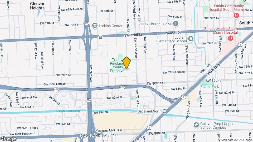 7290 SW 77th Ter Map and Location Details