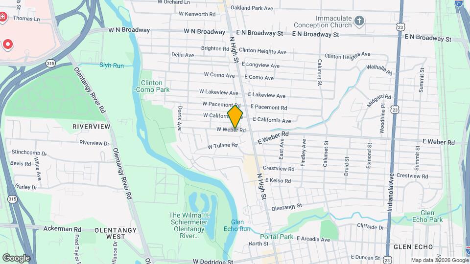 47 W Weber Rd Map and Location Details