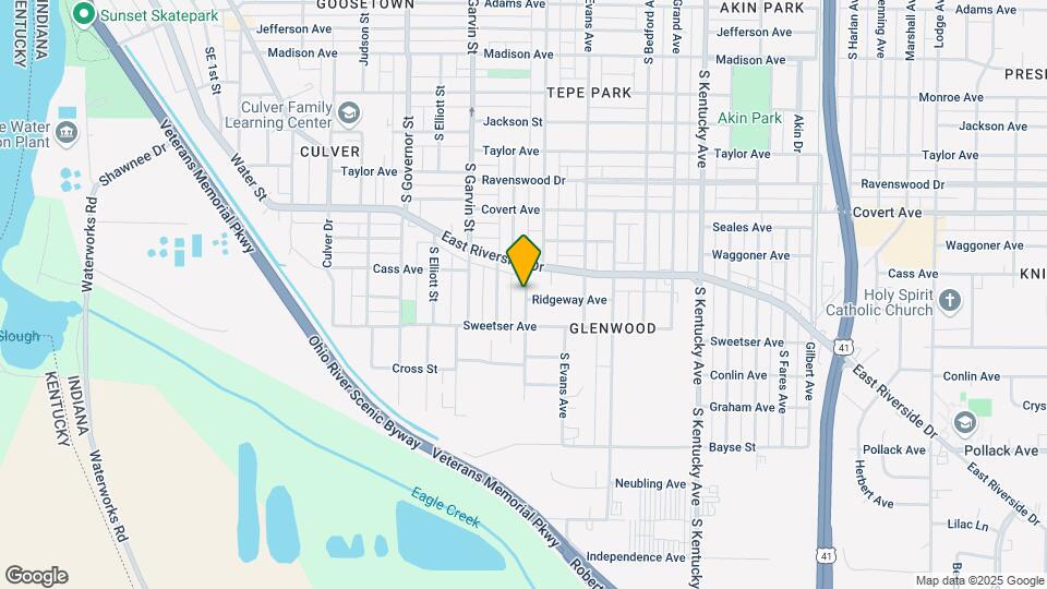 1725 S Linwood Ave Map and Location Details