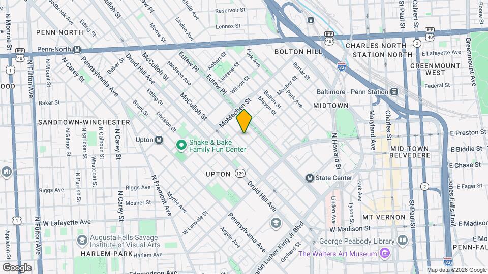 1417 Madison Ave Map and Location Details