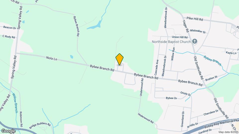 157 Bybee Woods Dr Map and Location Details