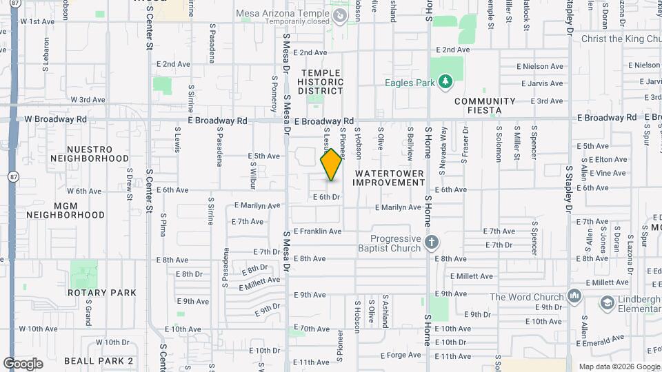 559 S Lesueur Map and Location Details