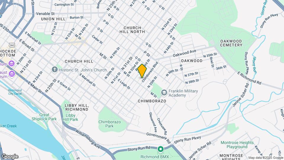 710 Chimborazo Blvd Map and Location Details
