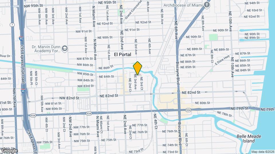 8335 NE 3rd Ave Map and Location Details