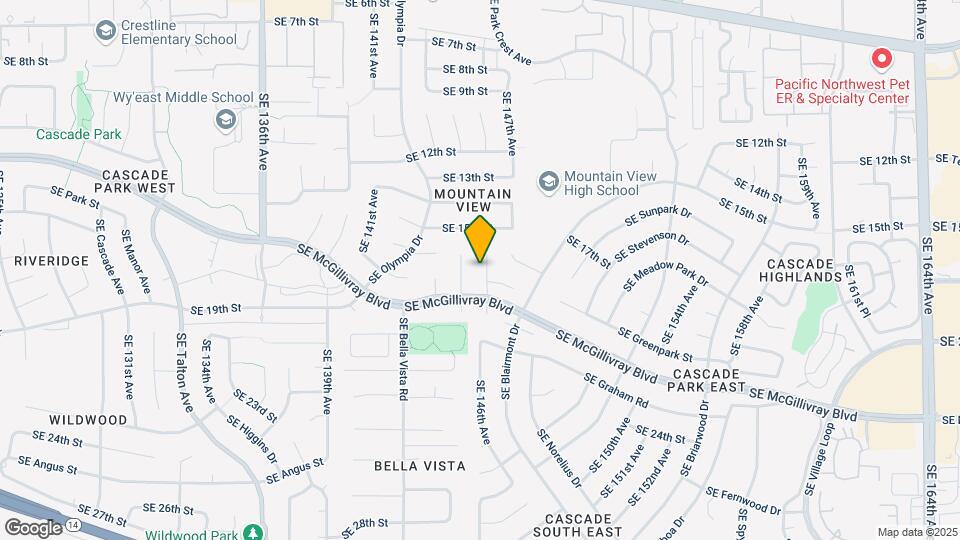 1614-1616 SE 146th Ct Map and Location Details