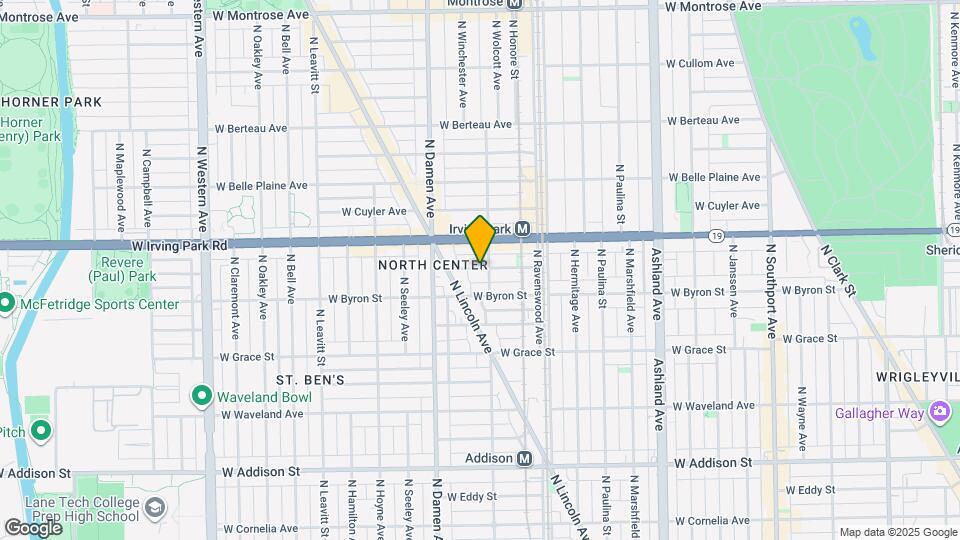 1913 W Larchmont Ave, Unit 3B Mapa y Detalles de la Ubicación