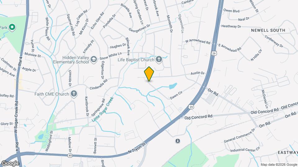 728 Dawn Cir Map and Location Details