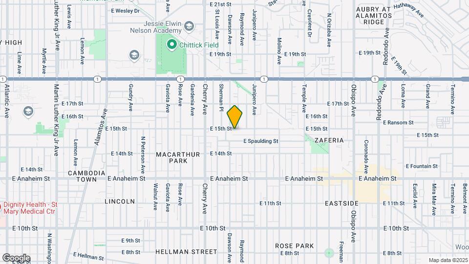 2212 E 15th St Mapa y Detalles de la Ubicación